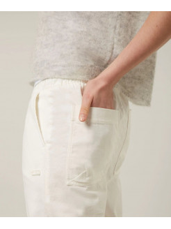 Pantalón de sarga de algodón