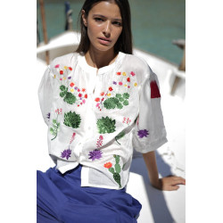 Blusa Sabrina Bordado Cactus CA30