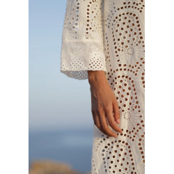 Vestido camisero Miami bordado